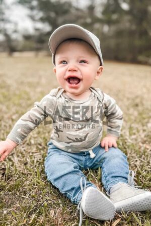 Personalized Toddler Ball Cap Mesh Back, Leather Patch, Perfect for Gifts