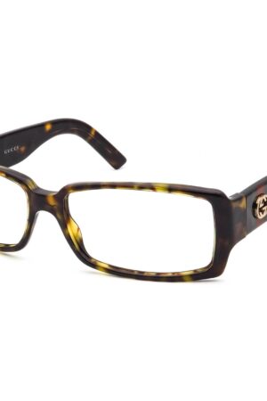 Gucci GG 2564/S JA3 Dark Tortoise Rectangular Sunglasses Frame Only, 60 mm, Made in Italy