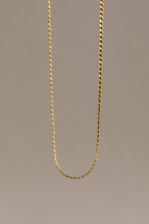 Caitlyn Minimalist Men's Bold Snake Chain Necklace Elevate Your Everyday Style