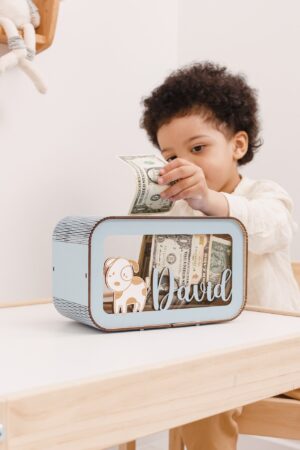 Personalized Piggy Bank for Boys A Unique Gift for Kids and Nursery Decor