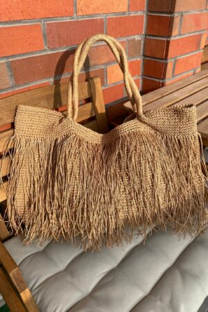 Captivating Crochet Raffia Tote The Epitome of Boho Chic for Beach and Beyond