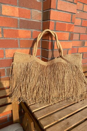 Captivating Crochet Raffia Tote The Epitome of Boho Chic for Beach and Beyond