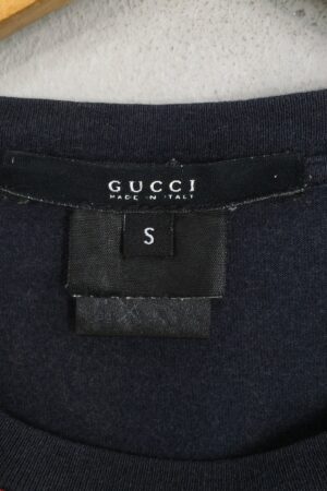 Authentic Vintage 90's Gucci CC Italy Black T-Shirt - Size Small