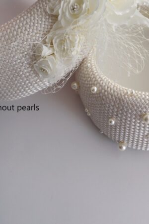 Royal-Inspired Cream Fascinator Headband with Birdcage Veil Elevate Your Bridal Look