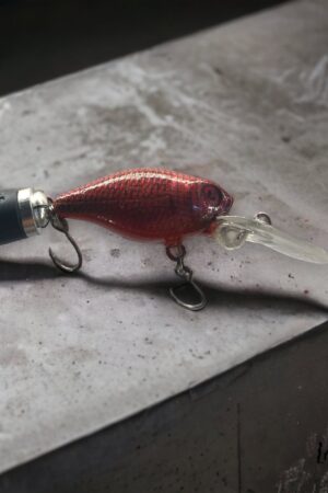 Scarlet Shadowcaster The Ultimate Handcrafted Trout Lure for Anglers