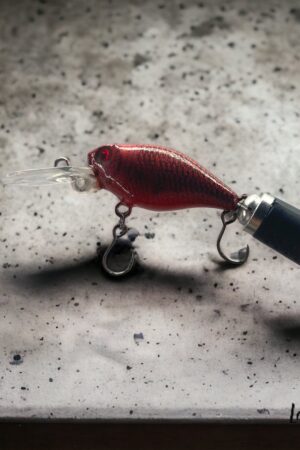 Scarlet Shadowcaster The Ultimate Handcrafted Trout Lure for Anglers