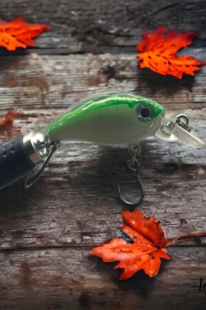 Captivating Neon Black Lure Handcrafted Trout Fishing Bait for Unforgettable Catches