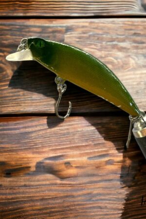 ?Minnow Kaki 2? Handcrafted Trout Enticer | Precision-Engineered Hard Lure