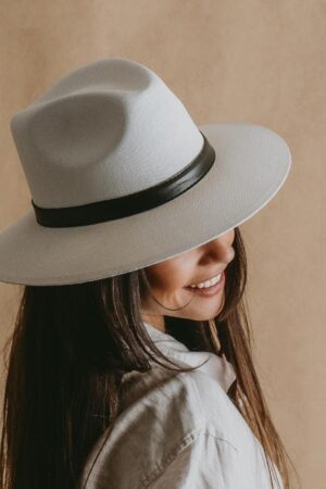 White Panama Straw Fedora The Perfect Summer Accessory for Women