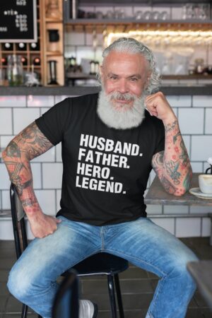 Personalized Dad Shirt Fall Style Hero Legend, Custom Item for Father