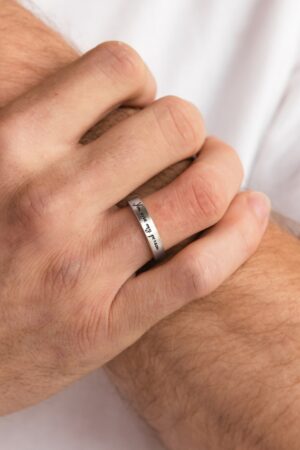 Engrave Your Cherished Memories Personalized Handwriting Ring for Eternal Bonds