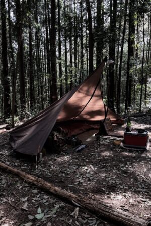 Bushcraft Canvas Tent Finnish Loue - Traditional Camping Tent with Organic Cotton Canvas