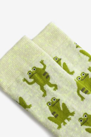 Marsh Frogs Socks Leap into Vibrant Comfort with Every Hop