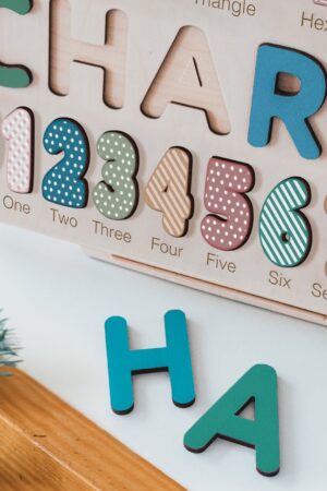 Personalized Wooden Busy Board Puzzle A Sensory Adventure for Curious Little Minds