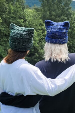 Adorable Crochet Beanie with Animal Ears Express Your Wild Side with Customizable Colors