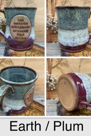 Design Your Own Personalized Red Stoneware Mug Create a Unique Masterpiece