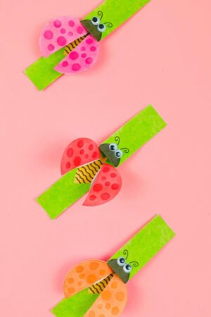 Ladybug Craft Printable Paper Ladybug for Kids' Art and Preschool Activities