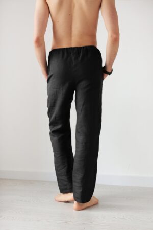 Ultra-Comfy Black Linen Pants Elevate Your Loungewear and Summer Style