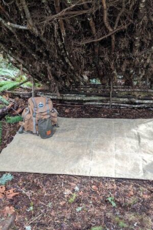 PNWBUSHCRAFT Waxed Canvas XL Groundcloth Your Ultimate Outdoor Protection