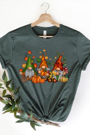 Cozy Up with Our Enchanting Gnomes Fall Sweatshirt A Festive Treat for Thanksgiving and Beyond