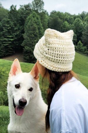 Adorable Crochet Beanie with Animal Ears Express Your Wild Side with Customizable Colors