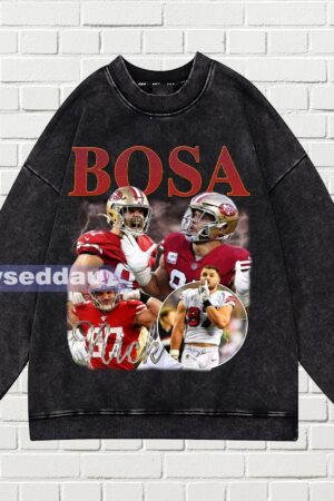 Nick Bosa Defensive Legend Washed Vintage T-Shirt