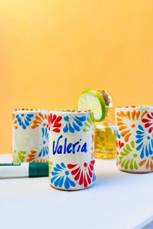 Personalized Tequila Shot Glasses Elevate Your Celebrations with Talavera Charm