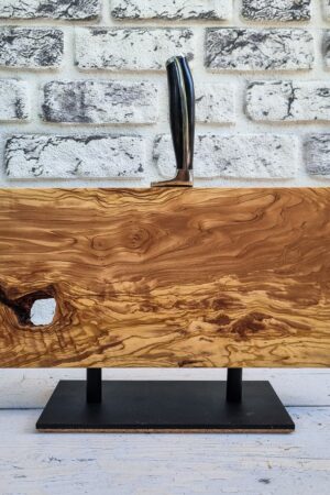 Olive Wood Magnetic Knife Rack The Ultimate Kitchen Organizer for Culinary Enthusiasts