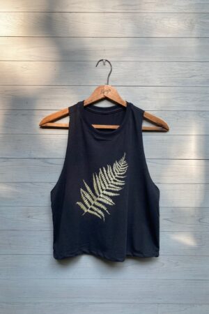 Fern-tastic Crop The Perfect Tank for Festivals, Workouts, and Gardening