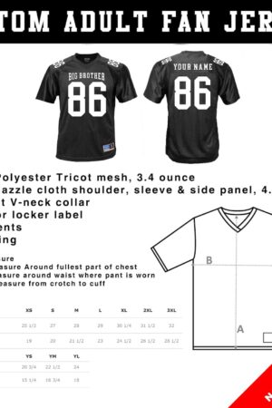 Personalized Sports Jersey Customize Your Team Spirit with Name, Number, and Design