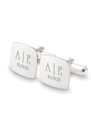 Personalized Cufflinks for the Groom A Timeless Keepsake from the Bride