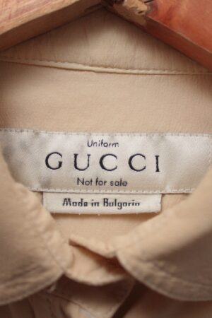 Gucci Uniform Beige Silk Blouse Timeless Elegance for the Modern Woman