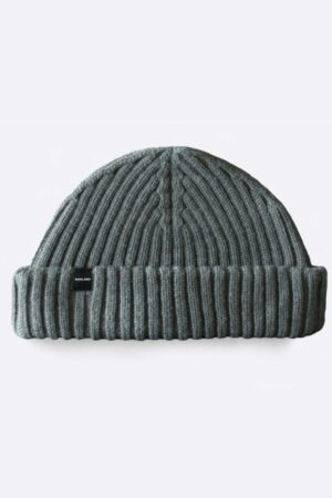 Merino Wool Army Green Fisherman Beanie Stay Warm and Stylish on Your Next Adventure