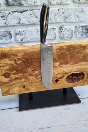 Olive Wood Magnetic Knife Rack The Ultimate Kitchen Organizer for Culinary Enthusiasts