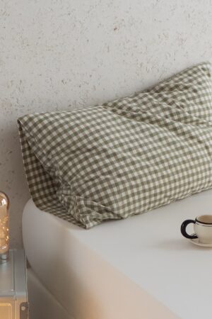 Cozy Comfort Multicolored Gingham Pillowcases for a Serene Sleep Haven