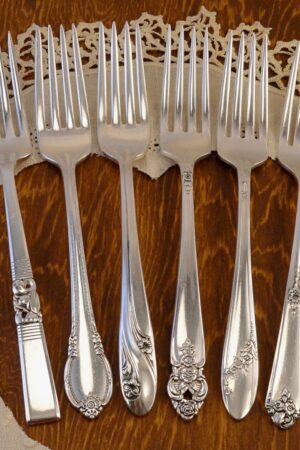 Vintage Silverware Mismatched Fork Sets Elevate Your Table with Timeless Charm