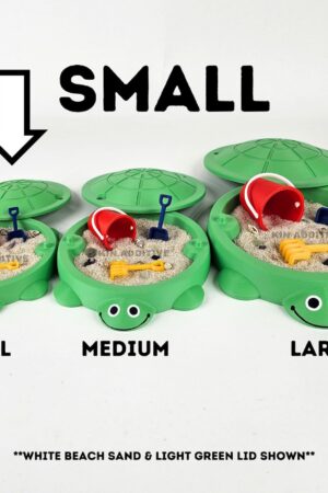 Mini Turtle Sandbox Dig, Build, and Splash with Real Sand