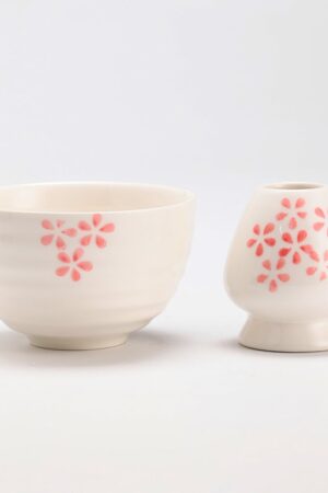 Exquisite Handcrafted Sakura Matcha Bowl Set Serenity in Every Sip