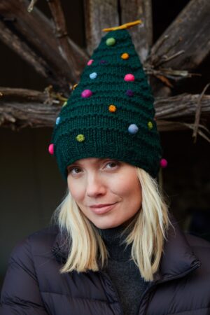 Hand Knitted Christmas Tree Hat The Perfect Festive Accessory for the Holidays