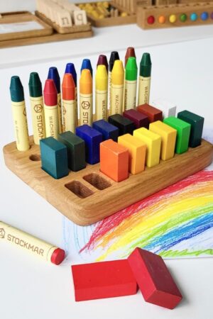 Stockmar Crayon Holder Organize Your Child's Art Supplies with Style