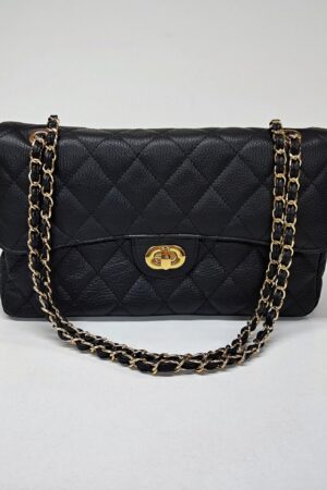 ETERNAL DIAMONDS The Epitome of Elegance - Genuine Leather, Quilted Shoulder Bag, Convertible Crossbody