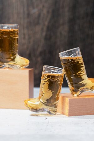 Personalized Cowboy Boot Shot Glass Set Lasso Your Party with Style