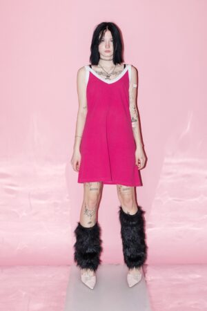 Y2K Hot Pink Tennis Mini Dress A Nostalgic Sporty Chic