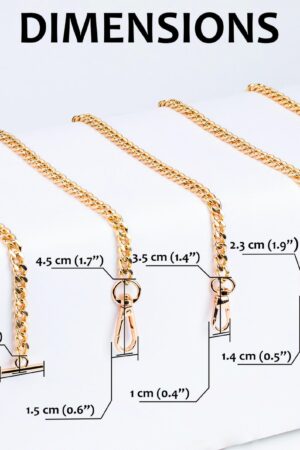 Premium Metal Purse Chain Elevate Your Handbag with Style and Durability