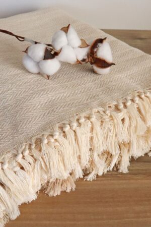 Luxurious Turkish Cotton Bedspread Indulge in Organic Comfort and Boho Charm