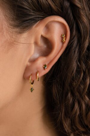 Captivating Peridot Earring Set Minimalist Elegance for Every Occasion