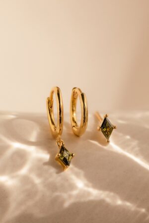 Captivating Peridot Earring Set Minimalist Elegance for Every Occasion