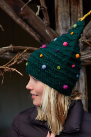 Hand Knitted Christmas Tree Hat The Perfect Festive Accessory for the Holidays