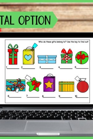 Dichotomous Keys Activities Worksheets for Science Lessons A Festive Christmas Gift for Young Scientists (Digital Download in PDF, Google Slides, and PowerPoint)