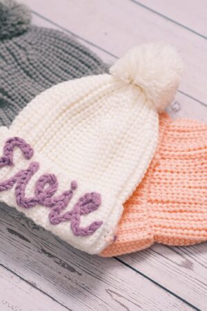 Cozy Winter Haven Embroidered Kid's Hat for Warm and Stylish Adventures